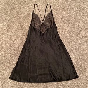 Black lingerie dress